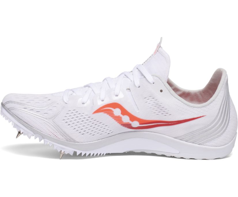 Saucony Endorphin 3 Women's Running Shoes White / Red | Canada 108RVDW